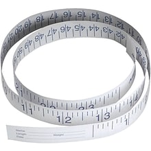 Medline Paper Measuring Tapes, 72 Size, 500/Pack