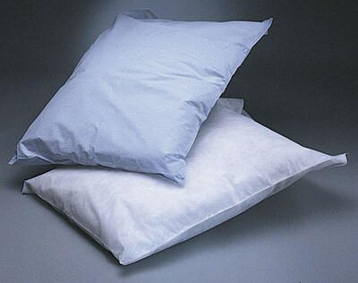 Medline Disposable SMS Pillowcases, White, 20L x 29W