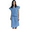 Medline Sleeveless Multi Layer Patient Gowns, Blue, Regular, 50/Pack