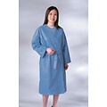 Medline Disposable Patient Robes, Blue, XL
