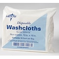 Medline Disposable Washcloths, White, 13 L x 10 W, 1000/CT (NON4135)