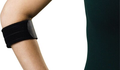 Curad® Standard Tennis Elbow Compression Support Straps, Universal, 21 L x 2 W, 4/Pack