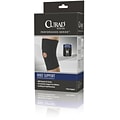 Curad® Open Patella Knee Supports, Black, Large, Each