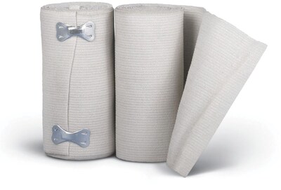 Sure-Wrap® Non-sterile Elastic Bandages, White, 5 yds L x 6 W, 50/Pack
