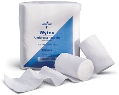 Wytex Non-sterile Undercast Paddings, 4 yds L x 3" W, 12/Pack