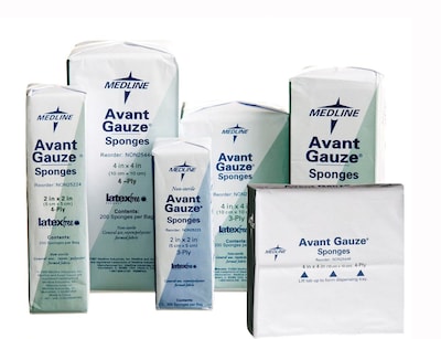 Avant Gauze® Non-woven Non-sterile Sponges, 2 x 2 Size, 4 Ply, 8000/Pack