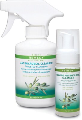 Remedy® Olivamine Antimicrobial Cleansers, 8 oz, 12/Pack