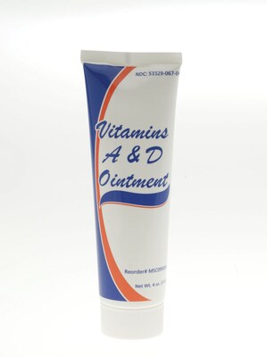 Medline Vitamin A & D Ointments, 4 oz Size, 12/Pack
