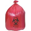 Medline Biohazard Liners; 33 gal, 30 1/2 L x 43 W, Red, 250/Pack