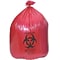 Medline Biohazard Liners; 10 gal, 24 L x 26 W, Red, 200/Pack