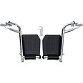 Medline Swing Away Footrests, Bariatric, Universal Wheelchairs Compatible