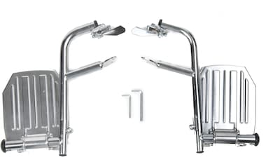 Medline Swing Away Detachable Footrests, Bariatric, Excel 18 Wheelchairs Compatible