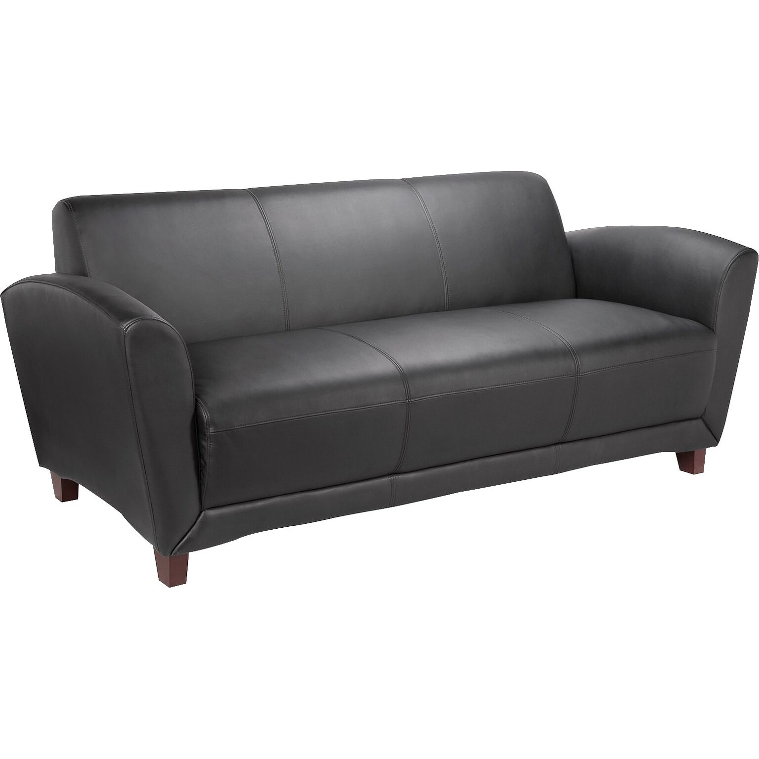 Lorell Accession Reception Sofa, Black (LLR68950)