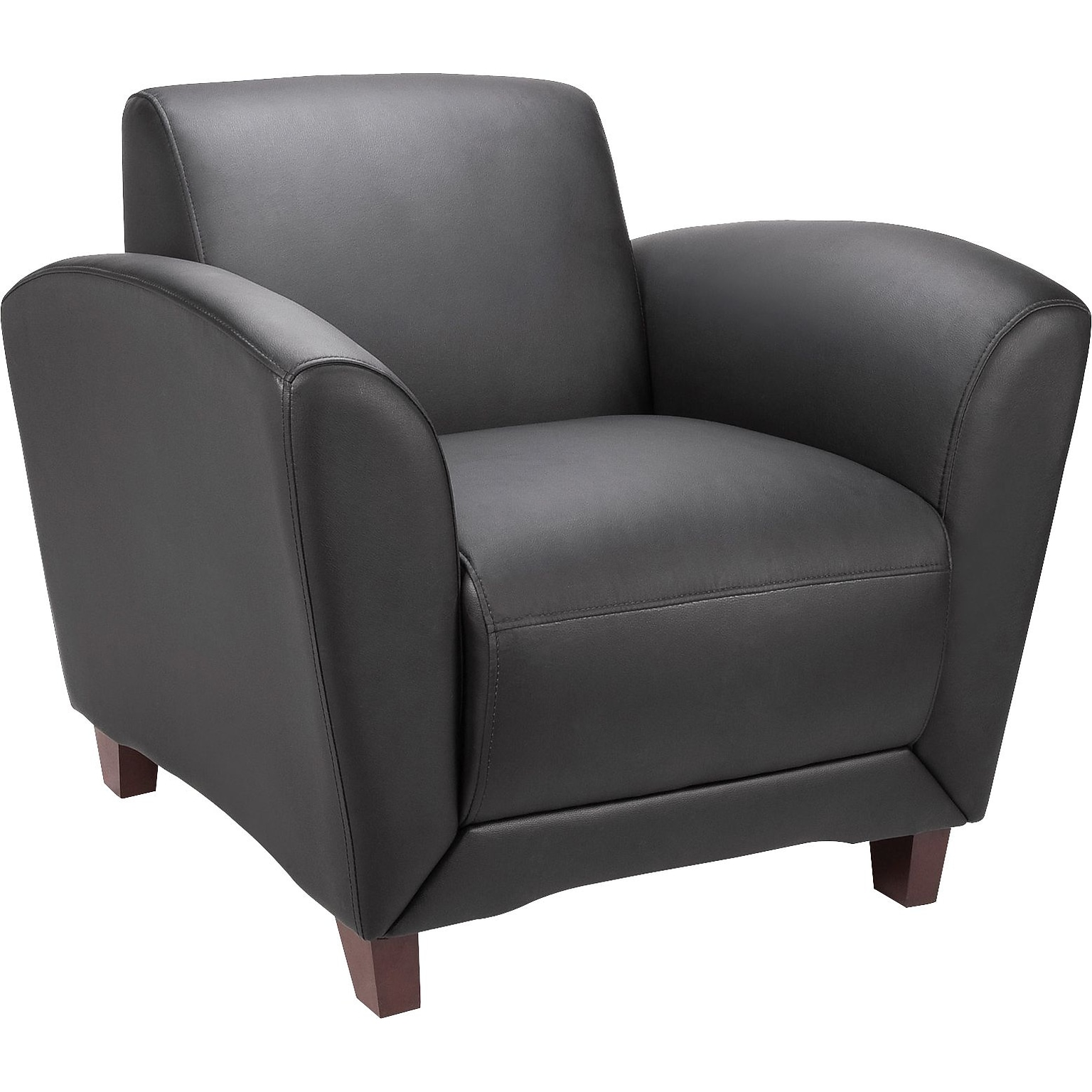 Lorell Accession Club Chair, Black (LLR68952)