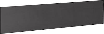 Lorell Essentials Series Hutch Tackboard, 45W x 16.5H, Black (LLR69917)