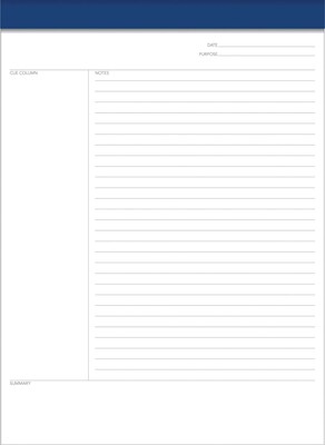 TOPS FocusNotes Notepad, 8.5 x 11, White, 50 Sheets/Pad (77103)