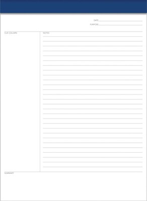 TOPS FocusNotes Notepad, 8.5 x 11, White, 50 Sheets/Pad (77103)