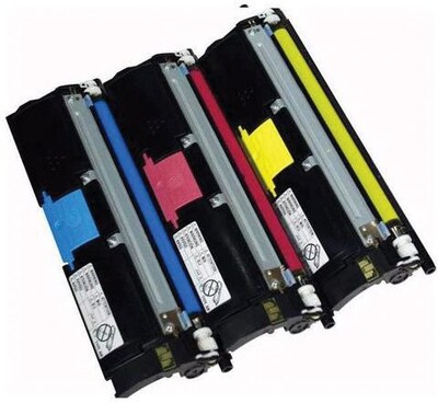 Konica Minolta 1710595-002 Cyan, Magenta, Yellow Toner Cartridges, High Yield, 3/Pack