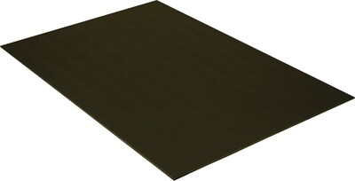 Pacon Economy Foam Board, Black, 30 x 20, 10/Ct