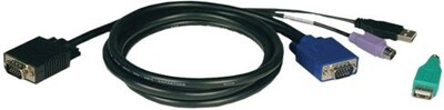 Tripp Lite P780-006 KVM Switch USB/PS2 Combo Cable; 6