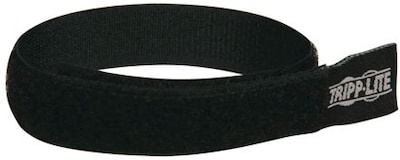 Tripp Lite® P350-10N-10 Hook And Loop Velcro Cable Tie, 10(L) x 5/8(W)