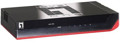 LevelOne® GSW-0507 Ethernet Switch; 5 Ports