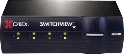 Avocent® SwitchView™ SC540-001 SC 400/500 Secure KVM Desktop Switch; 4 Ports