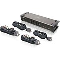 Iogear® GCS1104 DVI KVMP Switch With Audio And Cables; 4 Ports