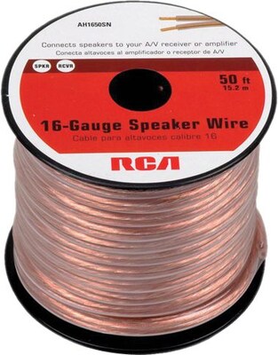 Voxx® RCA AH1650SN Speaker Audio Cable; 50