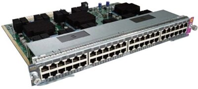 Cisco™ WS-X4748-RJ45V+E= 48 Port PoE 802.3AT-10/100/1000 RJ45 Line Card PoE