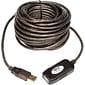 Tripp Lite U026-10M USB2.0 A/A Hi-Speed Active Extension/Repeater Cable; 33'