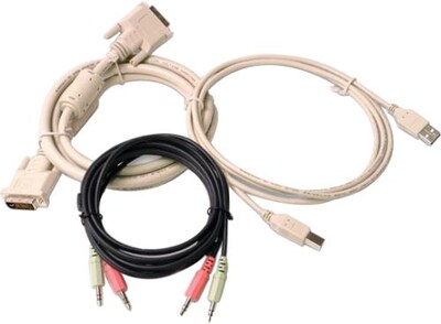 Avocent® SwitchView™ SVDVI-6 DVI USB Audio KVM Cable Kit; 6