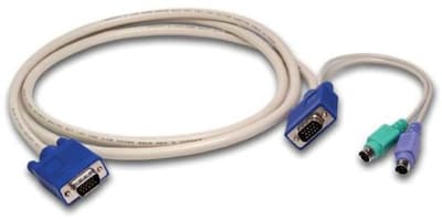 Avocent® SwitchView™ SVUSB-6 PS2 USB Audio KVM Cable Kit, 6