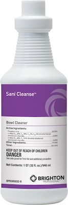 Brighton Professional™ Sani Cleanse Restroom Disinfectant Bowl Cleaner, Cherry Almond Scent, 32 Oz. (BPR305032-B-CC)