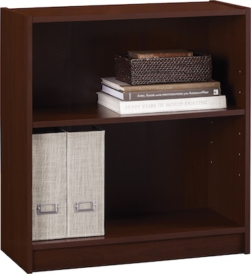 Hayden 2-Shelf Standard Bookcase, Cherry (9613016P)