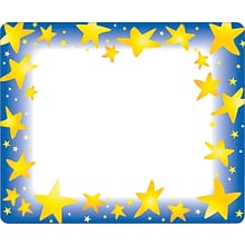 Trend® Terrific Labels Star Brights Self-Adhesive Name Tags, 2.5 x 3, 36/Pack (T-68022)