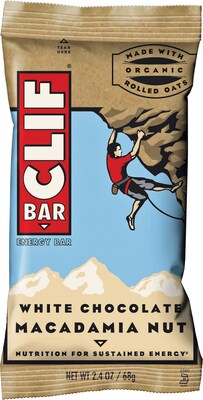 Clif Bar White Chocolate Macadamia Energy Bar, 12 Bars/Box (CCC161009)