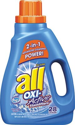 All® Laundry Detergent; Oxi-Active® Stainlifters™, Waterfall Clean® Scent, 50oz.