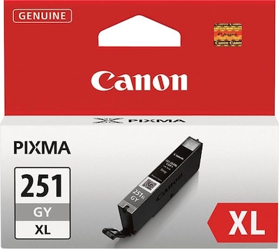 Canon 251XL Gray High Yield Ink Cartridge  (6452B001)