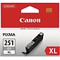 Canon 251XL Gray High Yield Ink Cartridge  (6452B001)