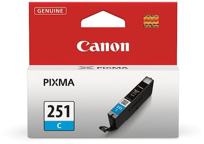 Canon 251 Cyan Standard Yield Ink Cartridge (6514B001)