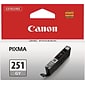 Canon 251 Gray Standard Yield Ink Cartridge  (6517B001)