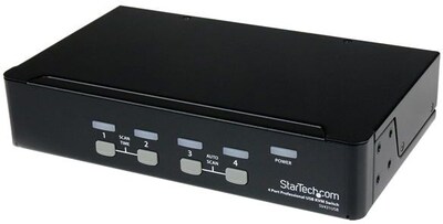 Startech SV431USB Professional VGA USB KVM Switch With Hub; 4 Ports