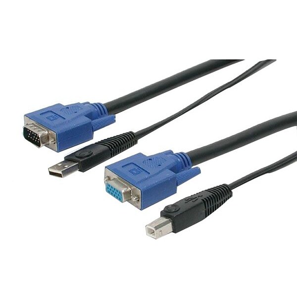 Startech SVUSB2N1_6 2-In-1 USB KVM Cable; 6