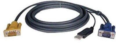 Tripp Lite P776-010 2-in-1 USB KVM Switch Cable Kit; 10