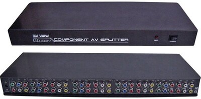 RF-Link AVS-18 Component And Composite AV Splitter For All HDTV Component Video Signals
