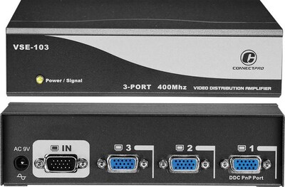 Connectpro VSE-103 3-Port Video Distribution Amplifier