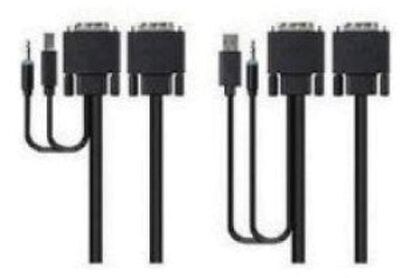Belkin® F1D9014B10 Secure KVM Cable; 10