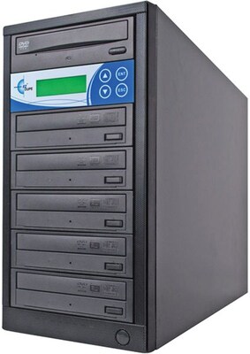 EZDupe EZD5TDVDLGB 5 Target Standalone CD/DVD Duplicator