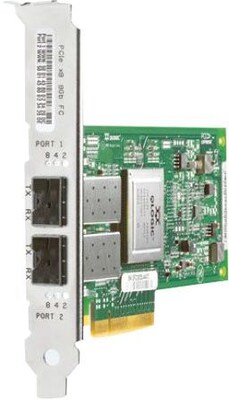 HP® AJ764A 8 GB Dual Port Fibre Channel Host Bus Adapter